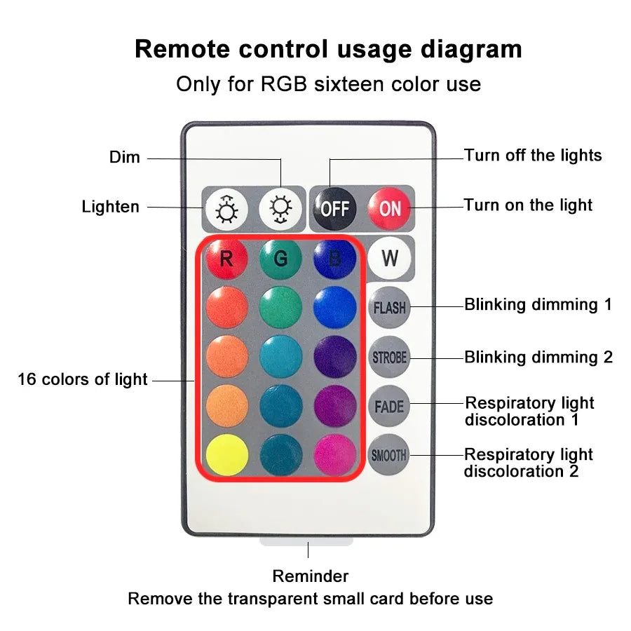 Aurora Water-Ripple Night Light, 16 Colours