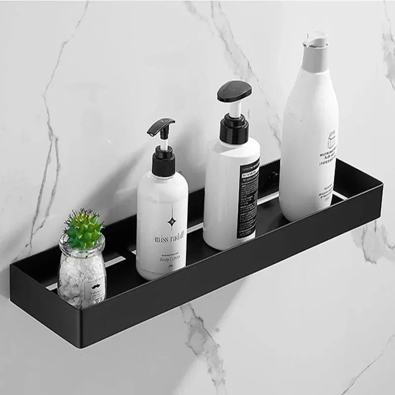 Stainless steel Chrome Bathroom Shelves toilet Storage holder Kitchen