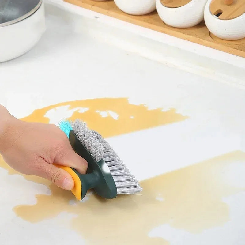 Useful Things for Kitchen Gadgets Cleaning Tools 4-in-1 Tool Dish
