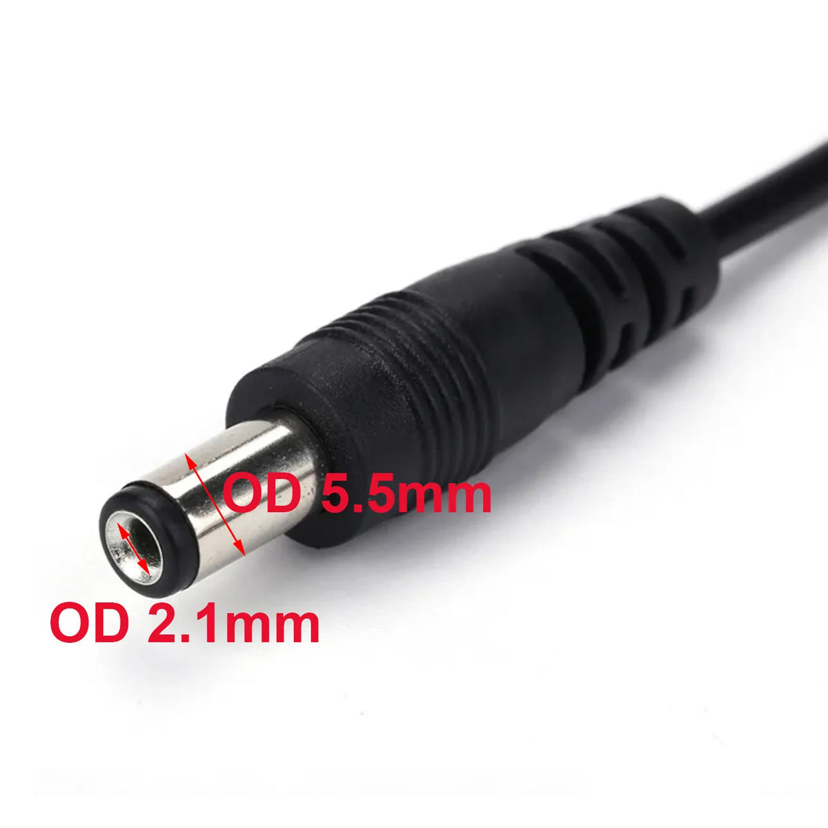 USB to DC Charging Cable 1M 5V Round Hole 5.5*2.1mm Plug 5V Power