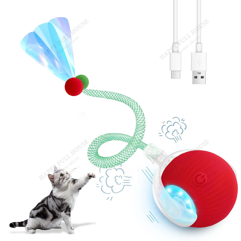 Cat Toys Interactive with 3 Play Modes, Automatic Cat Toys, Electric