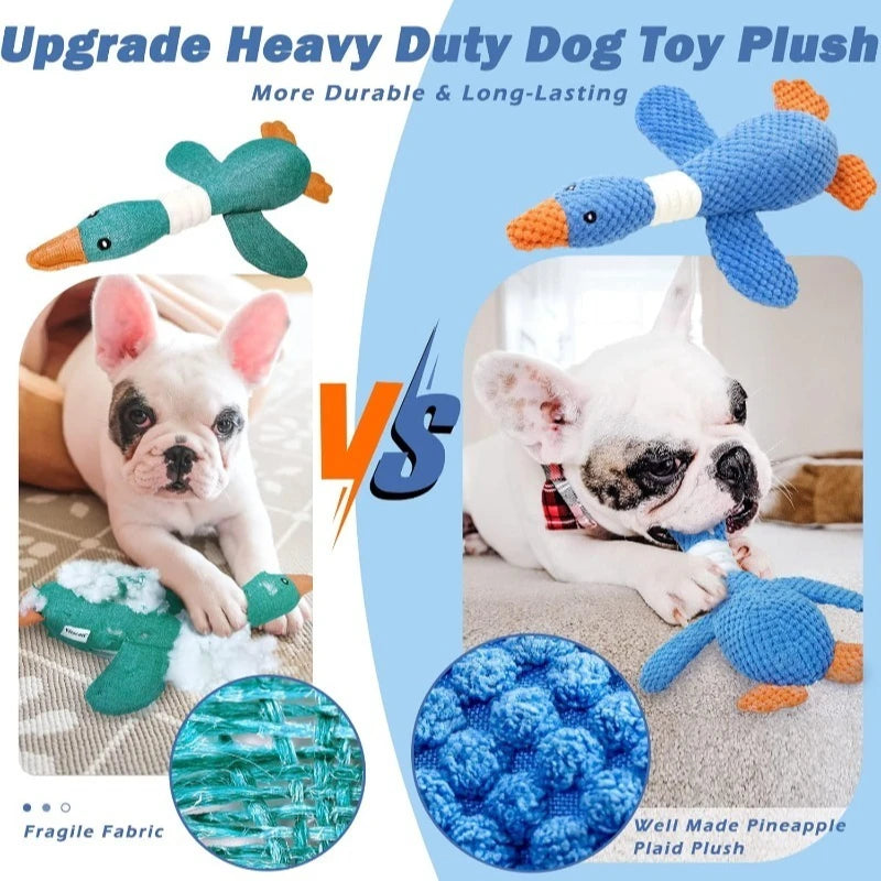 Cat Dog Toys for Aggressive Chewers Cats Dogs, Chew Squeak Toy Cats