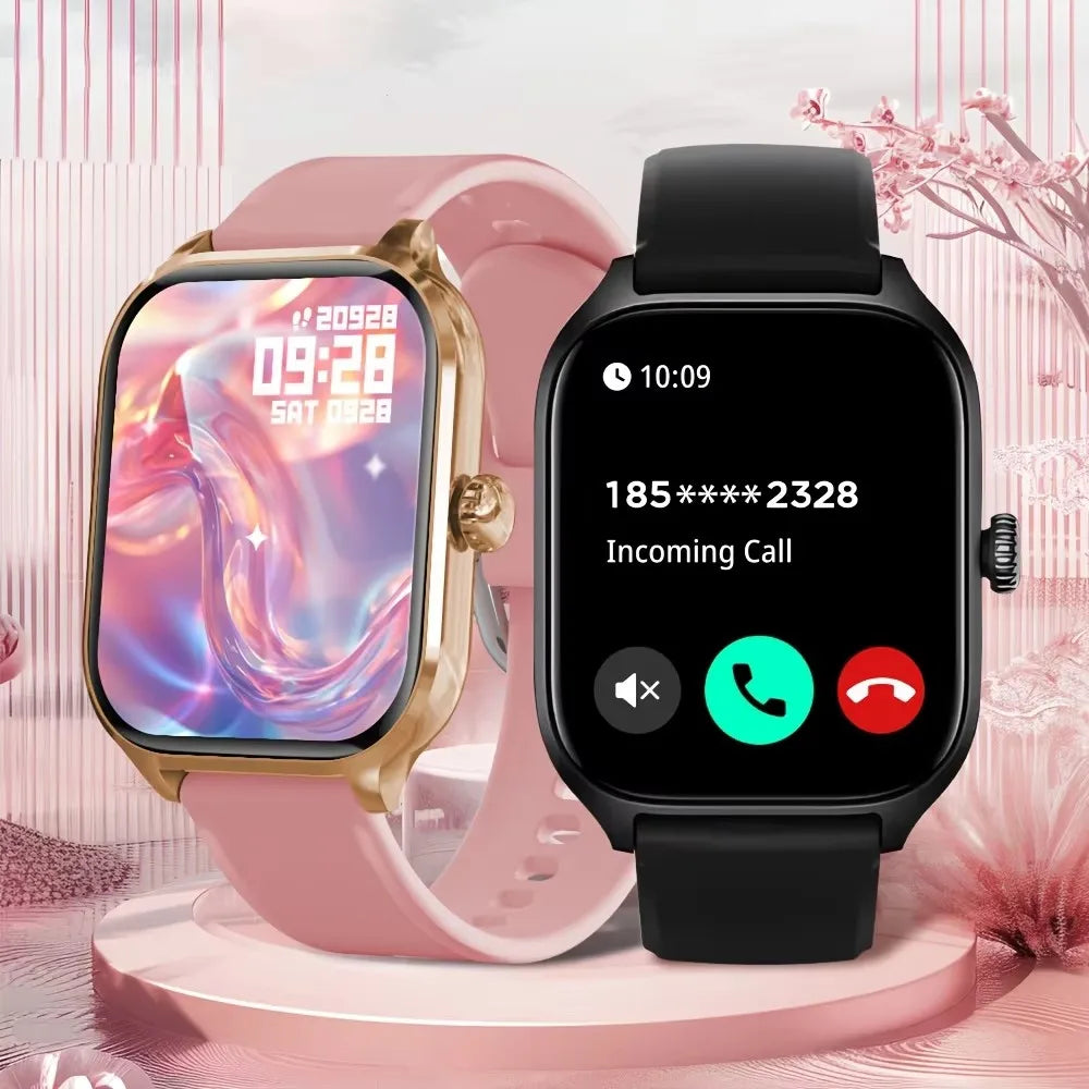 Men's Smart Watch Women's Gift 2.01'' HD Full Touch Screen Sports