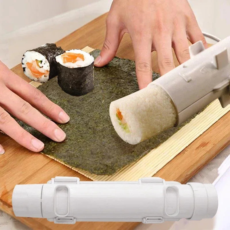 Quick Sushi Maker Japanese Roller Rice Mold Bazooka Vegetable Meat