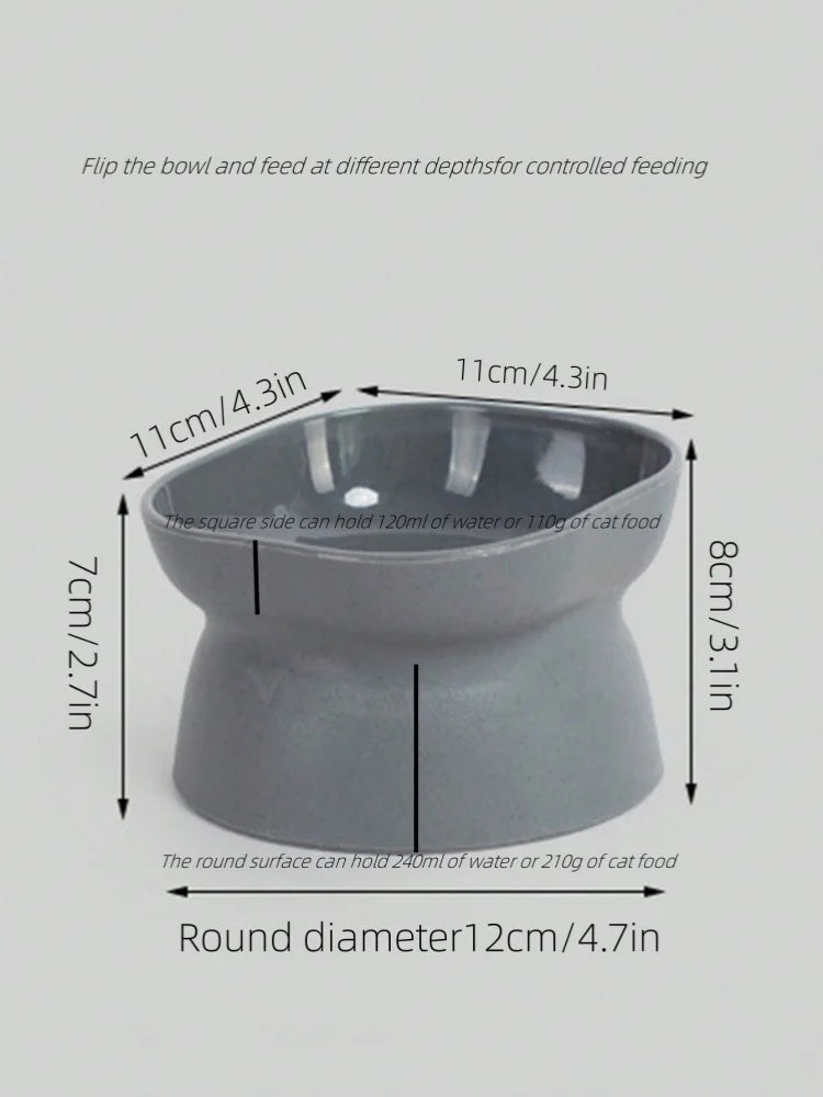 1Pc Pet bowl, water and food feeder, for cat and small dog