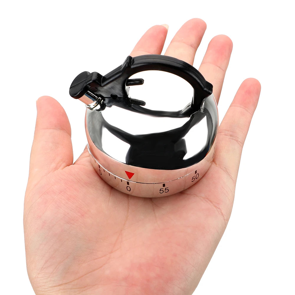 Kitchen Tool Gadgets 60 Minutes Kitchen Timer Kettle Shape Mechanical