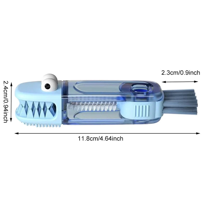 3 In 1 Multifunctional Cleaning Brush Tiny Bottle Cup Lid Detail