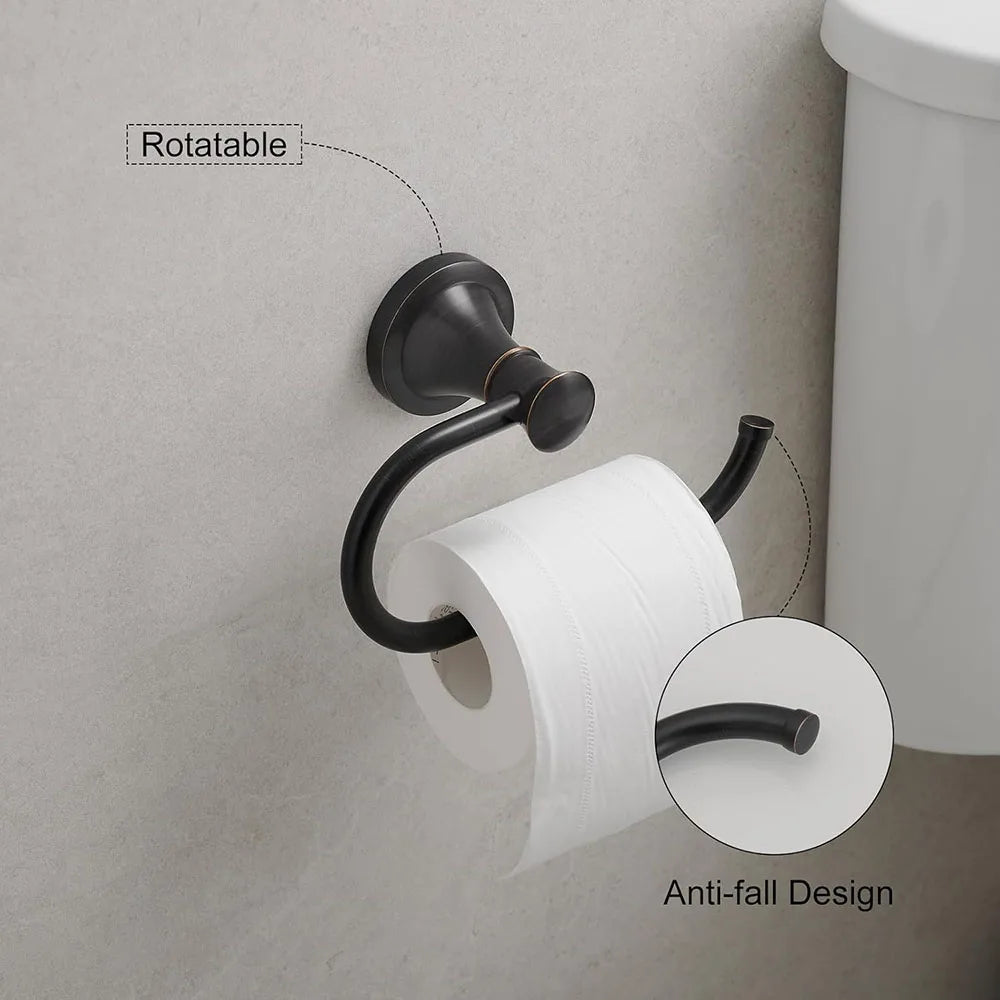 Chrome Toilet Paper Holder Solid Brass Roll Holder Polish Shlef Paper
