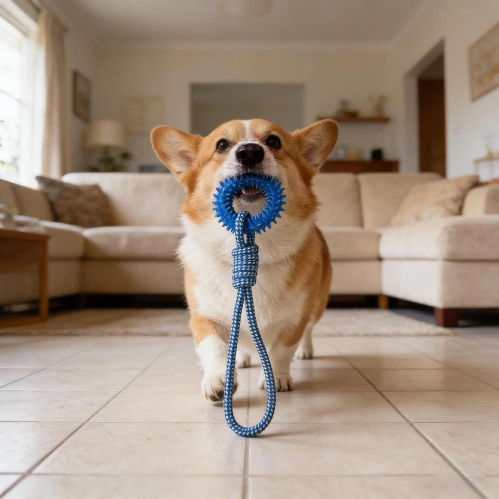 Dog Chew Toy Pet Tug Toy, Pet Interactive Training Toy for Small and
