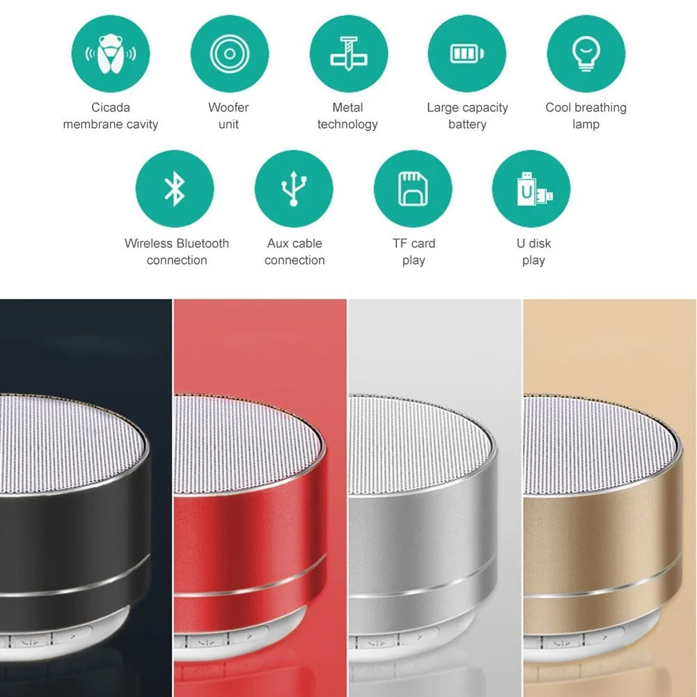 Portable Bluetooth Speaker Music 3D Stereo Surround Mini USB Outdoor