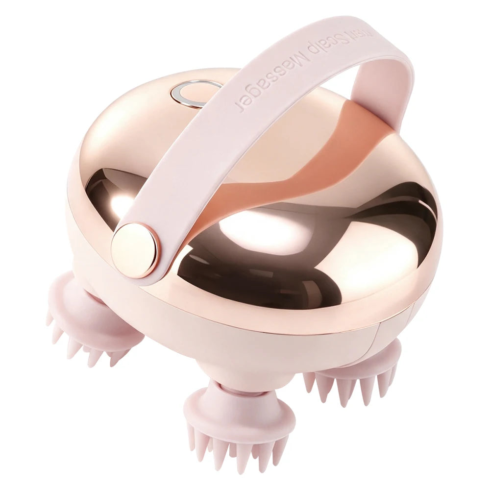 Scalp Massager Electric, 360 Kneading Head Massager Waterproof Wet