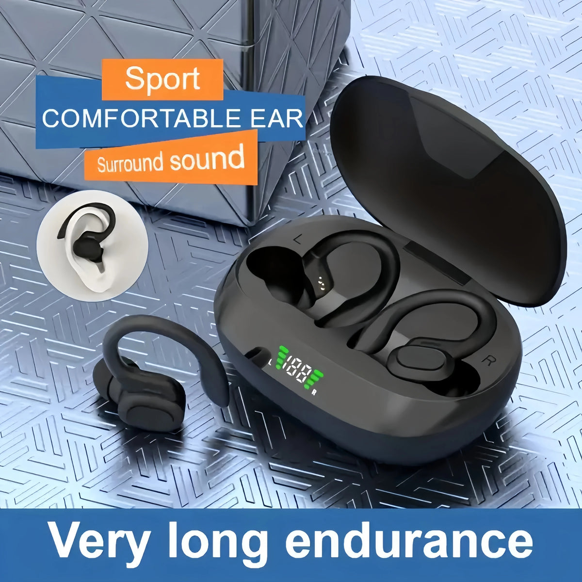 True Wireless Earbuds with Mic