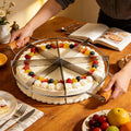 201 Stainless Steel Cake Divider 6/7/8 Equal Portions Cake Slicer