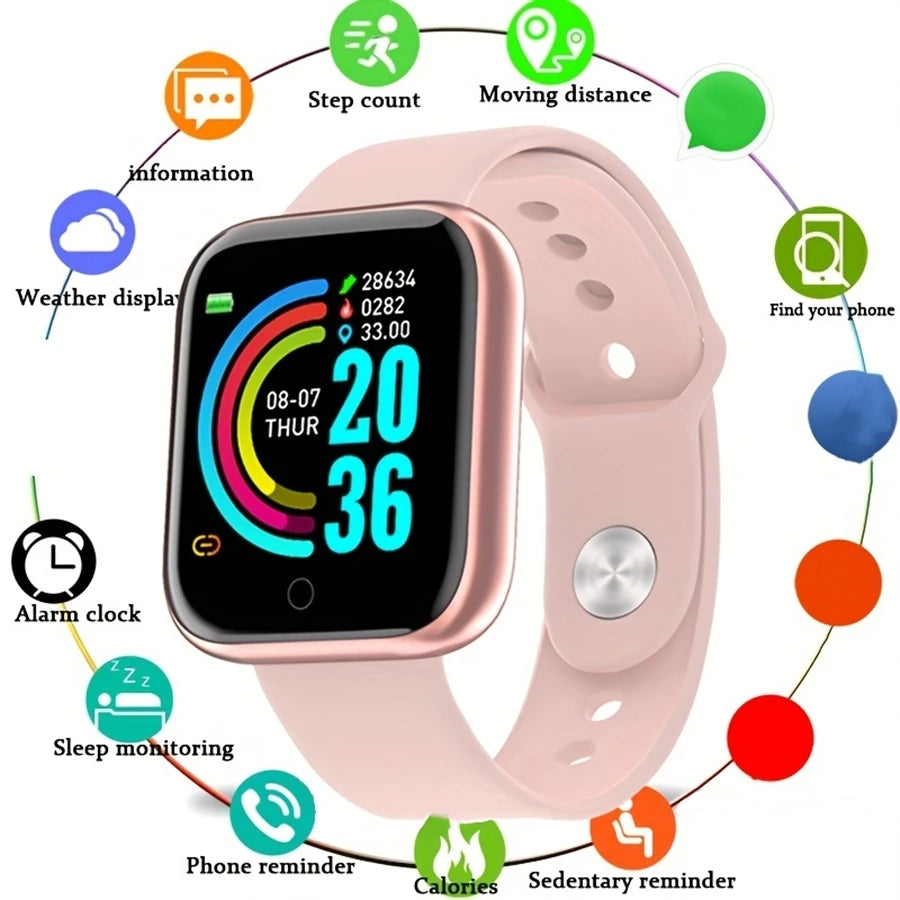 Smart Watch For Women Men Wristwatch Bluetooth Connected Phone Player