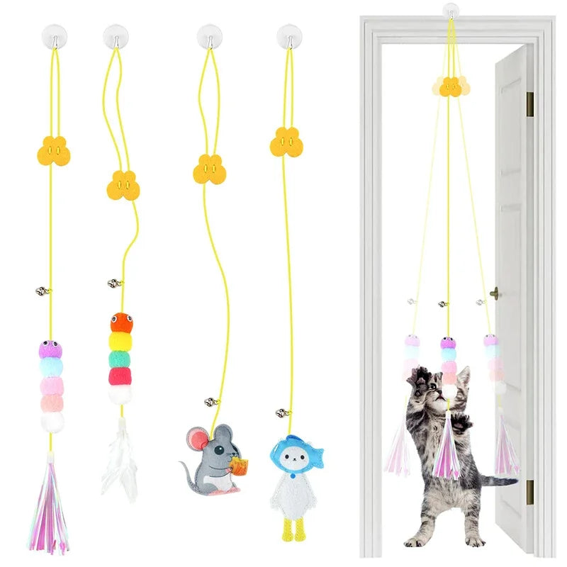 Interactive Cat Hanging Simulation Cat Toy Funny Self-hey Interactive