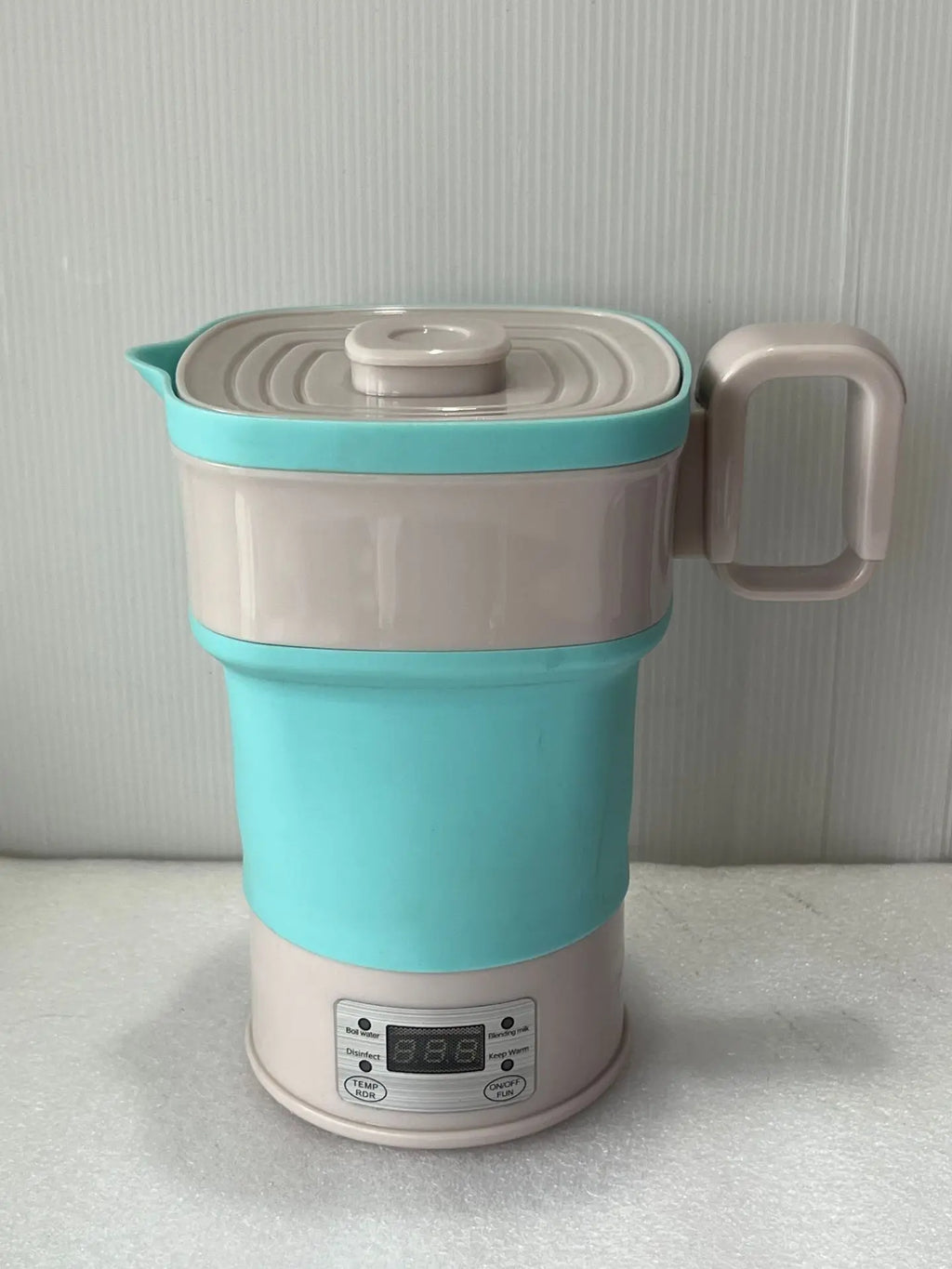 Foldable & Portable Travel Electric Kettle 0.8L Silicone Thermostatic
