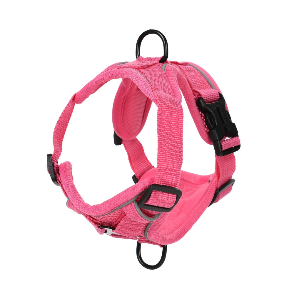 Dog Harness Leash Set For Small Medium Dogs Cat Hiking Adjustable