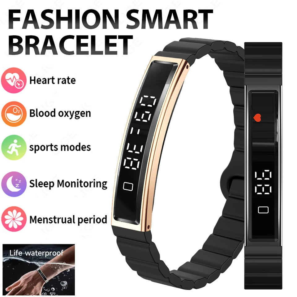 Health Smart Band Fitness Tracker Smartwatch with Heart Rate Blood