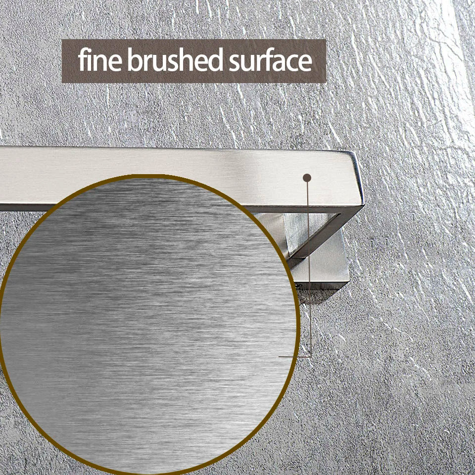 Stainless Steel Bathroom Accessories Brushed Nickel Towel Rack Toilet