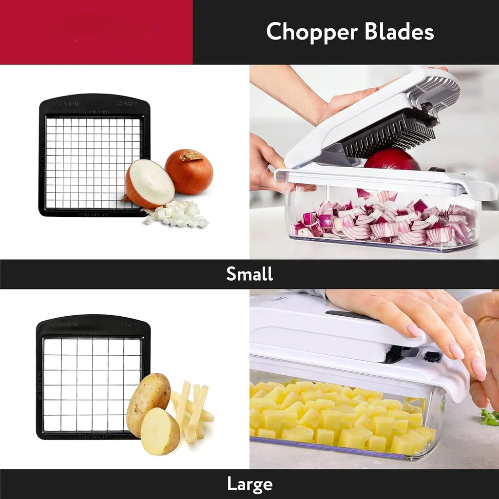 Vegetable Chopper - Food Chopper - Spiral Cutter - Vegetable Chopper