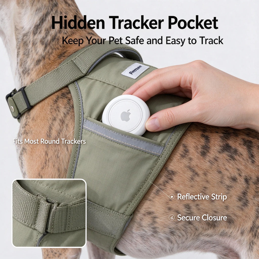 Dog Harness No Pull Easy On Escape Proof Adjustable Reflective