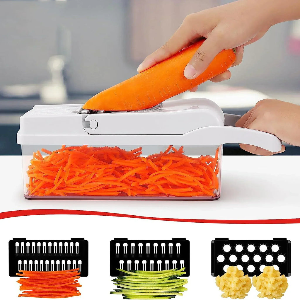 12 in 1 Multifunctional Vegetable Cutter Food Chopper Potato Slicer