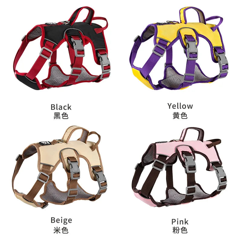 Dog Leash for Large Dogs Three-Section Dog Harness to Prevent Escape