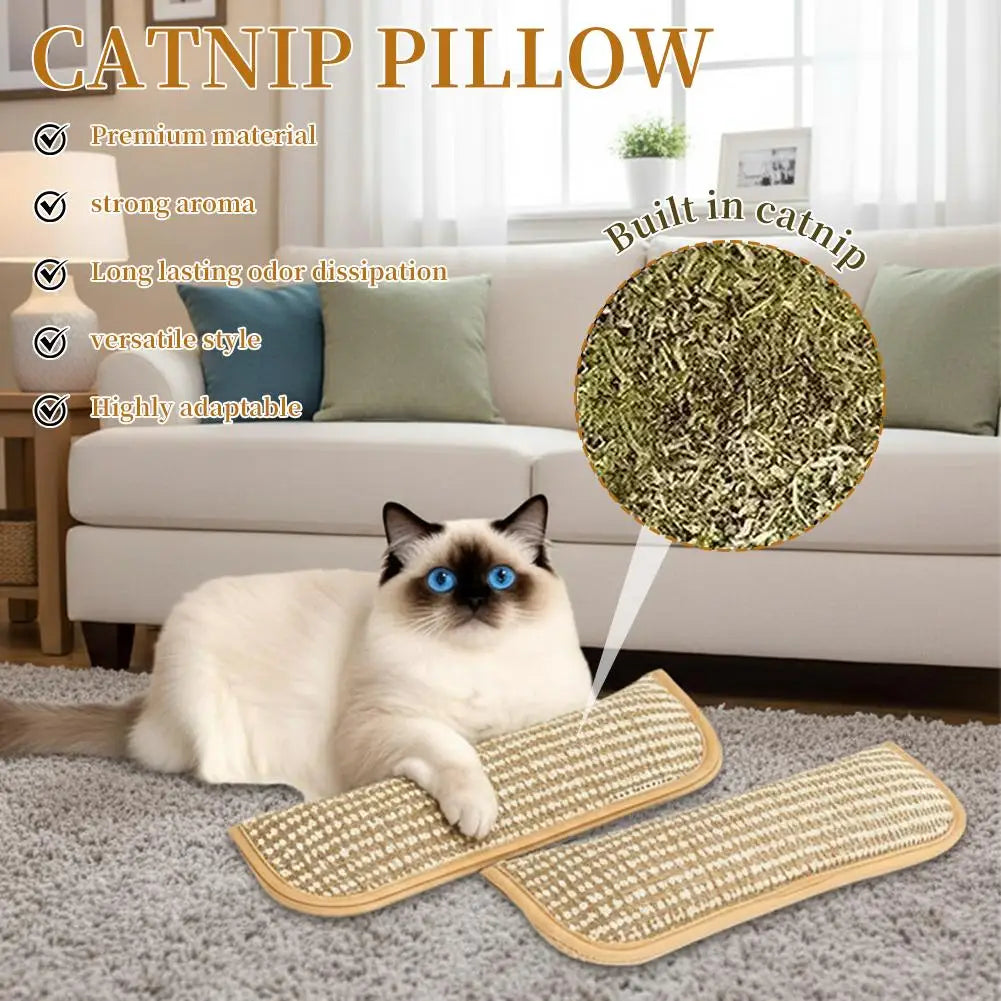 Catnip Cat Toy Plush Interactive Toy For Indoor Cats Scratch