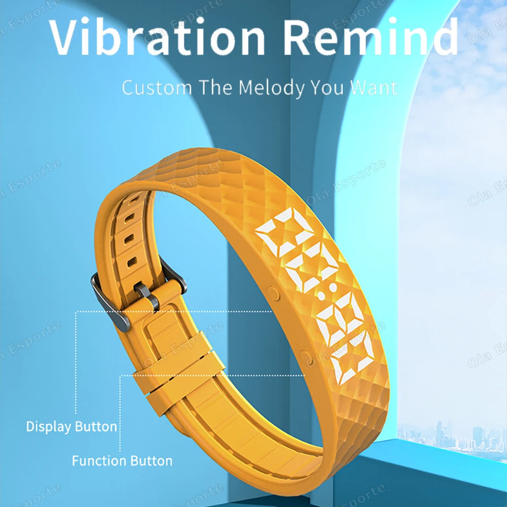 Smart Watch Men Women Pedometer Fitness Bracelet Step Count Multi