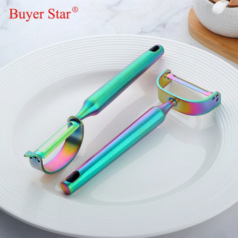 Gold Fruit Peeler Stainless steel Potato Peeler Vegetables Grater