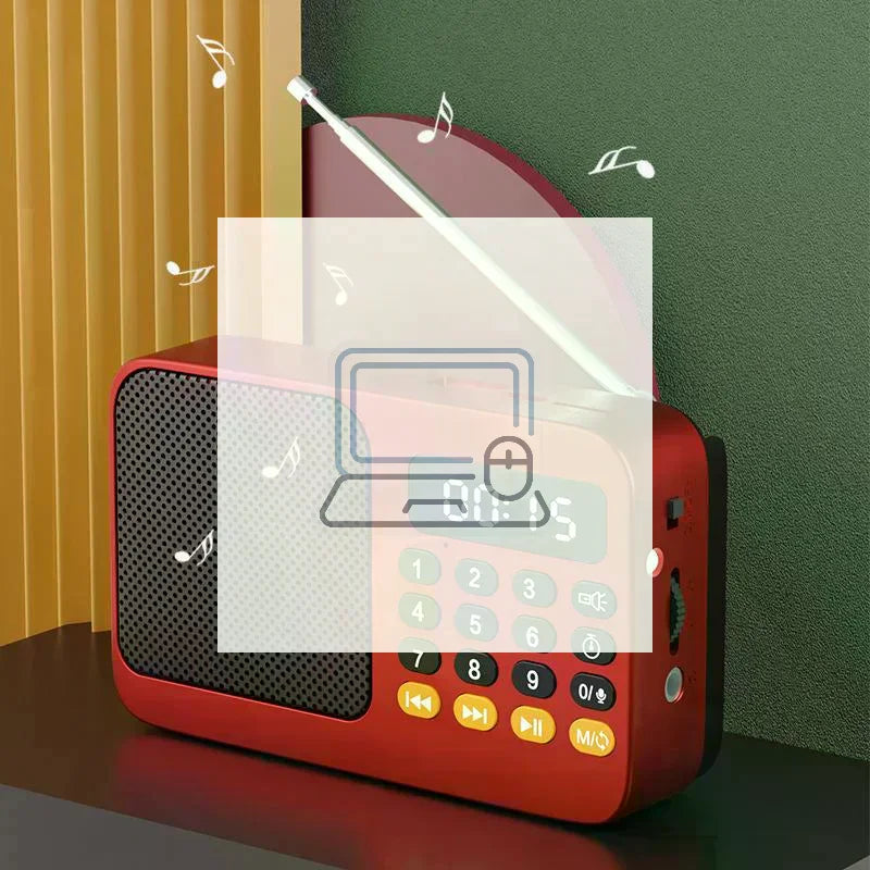 Bluetooth 5.0 Portable Sound Box FM Radio Rechargeable Mini Speaker