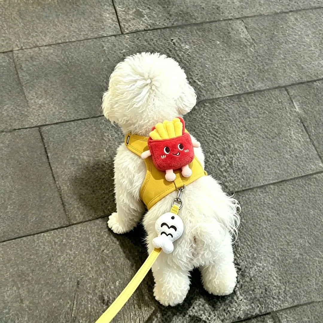 Adjustable Dog Leash Teddy Bichon Puppy Vest Style Harness Small Dog
