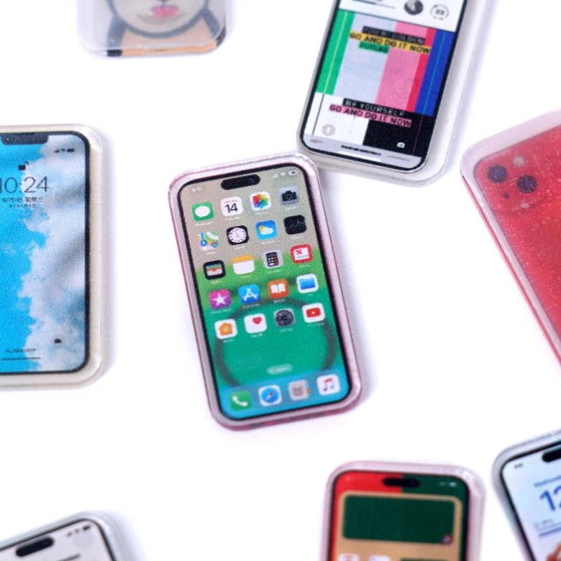 Dollhouse Miniature Mobile Phone Simulation Smartphone Model Kids