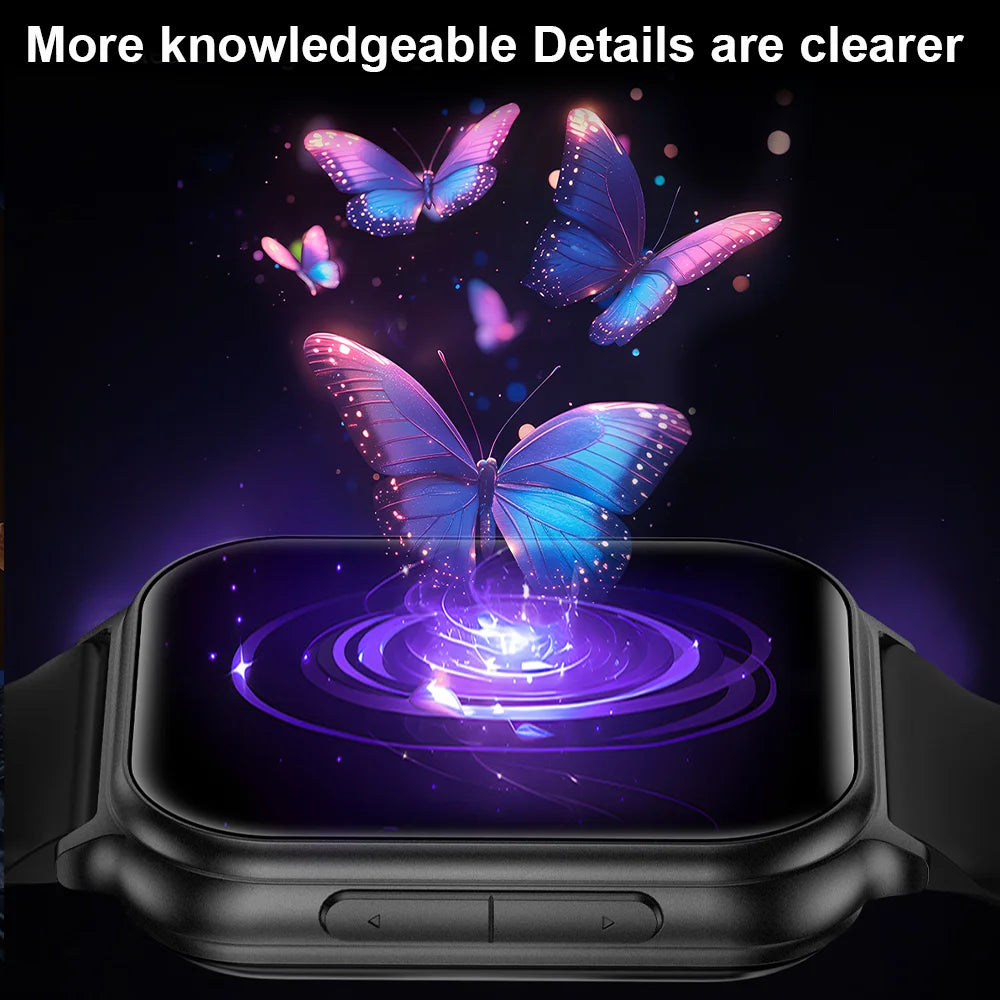 2026 New Sports Smartwatch 700mAh Battery Fitness Tracker 3ATM Waterproof Heart Rate Bluetooth Call Smartwatch Men's and Women's