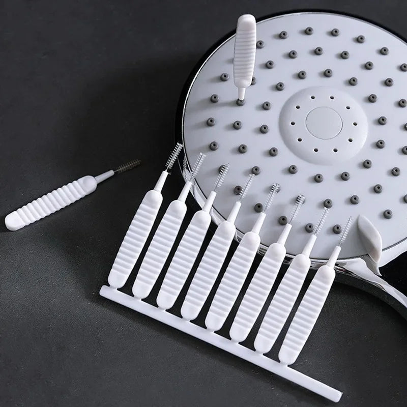 10-500PCS Shower Cleaning Brush Bathroom Micro Nylon Brush Nozzle