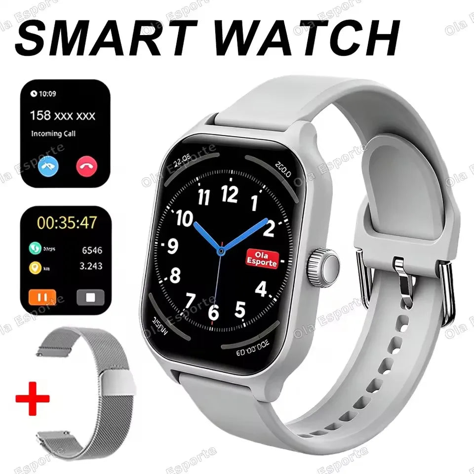 2026 New Men's Smart Watch Women's Gift 2.01'' HD Full Touch Screen Sports Fitness Watch Electronics BT Talk Smartwatch Ht30