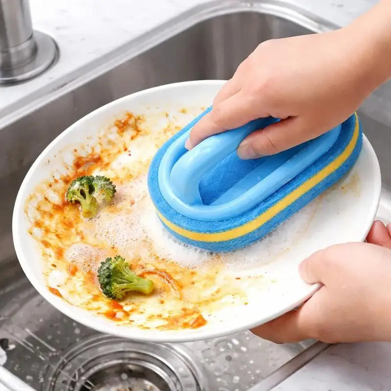 Household Cleaning Brush With Handle Dish Soap Bathroom Kitchen Tub