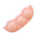 Dog Chew Toys for Cleaning Teeth Pink Soft Rubber Bone Funny Ball