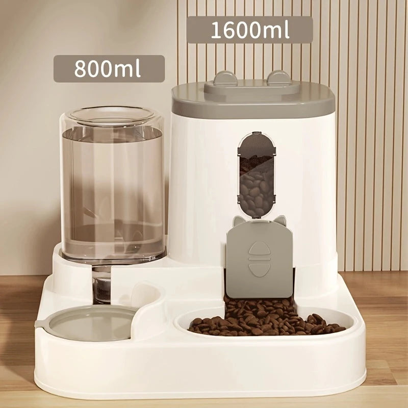 Pet Large-Capacity Feeder Integrated Automatic Water Dispenser Cat