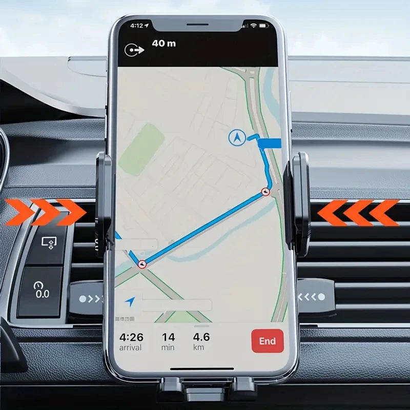 Car Phone Holder Universal Car Foldable Rotatable GPS Phone Stand Air