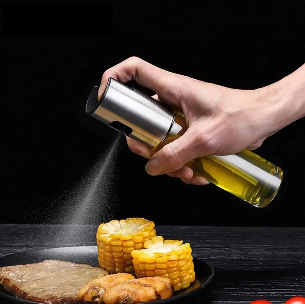100 ML Oil Sprayer for Cooking Glass Olive Oil Sprayer Mini Kitchen Gadgets for Air Fryer,Salad,BBQ,Anti-drip Oil Bottle