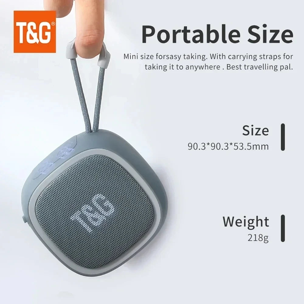 Portable Bluetooth Speaker Radio FM Mini Wireless Waterproof