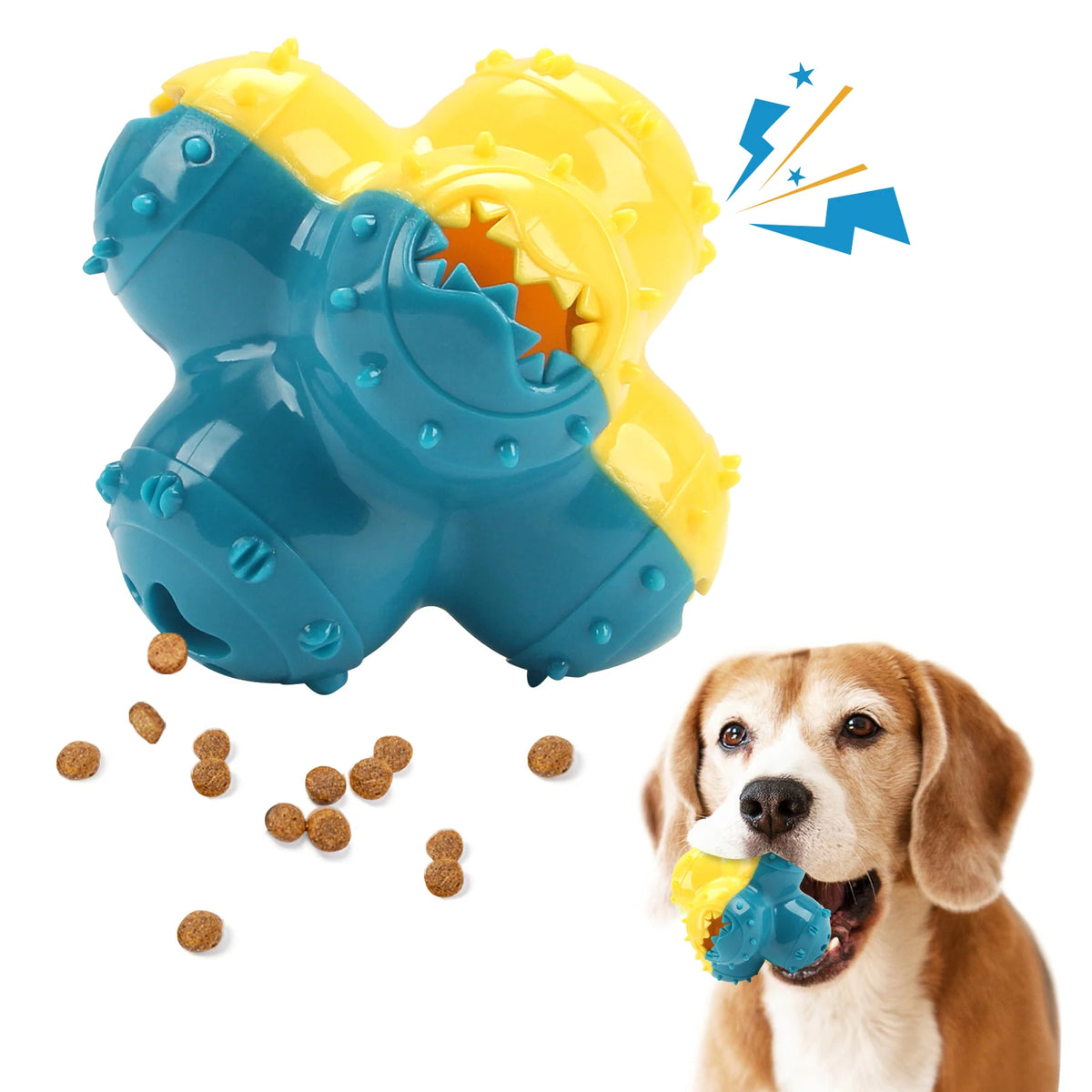Dog Chewing Toys Dog Grinding Toys Dog Voice Toys Teeth Cleaning Ball