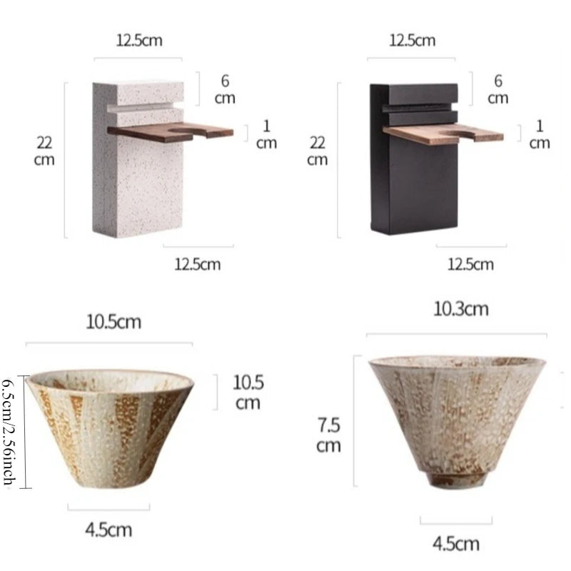 Coffee Cup  Fashion Exquisite High Sense Retro Style Hand Brewed