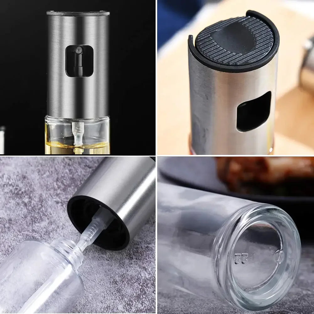100 ML Oil Sprayer for Cooking Glass Olive Oil Sprayer Mini Kitchen
