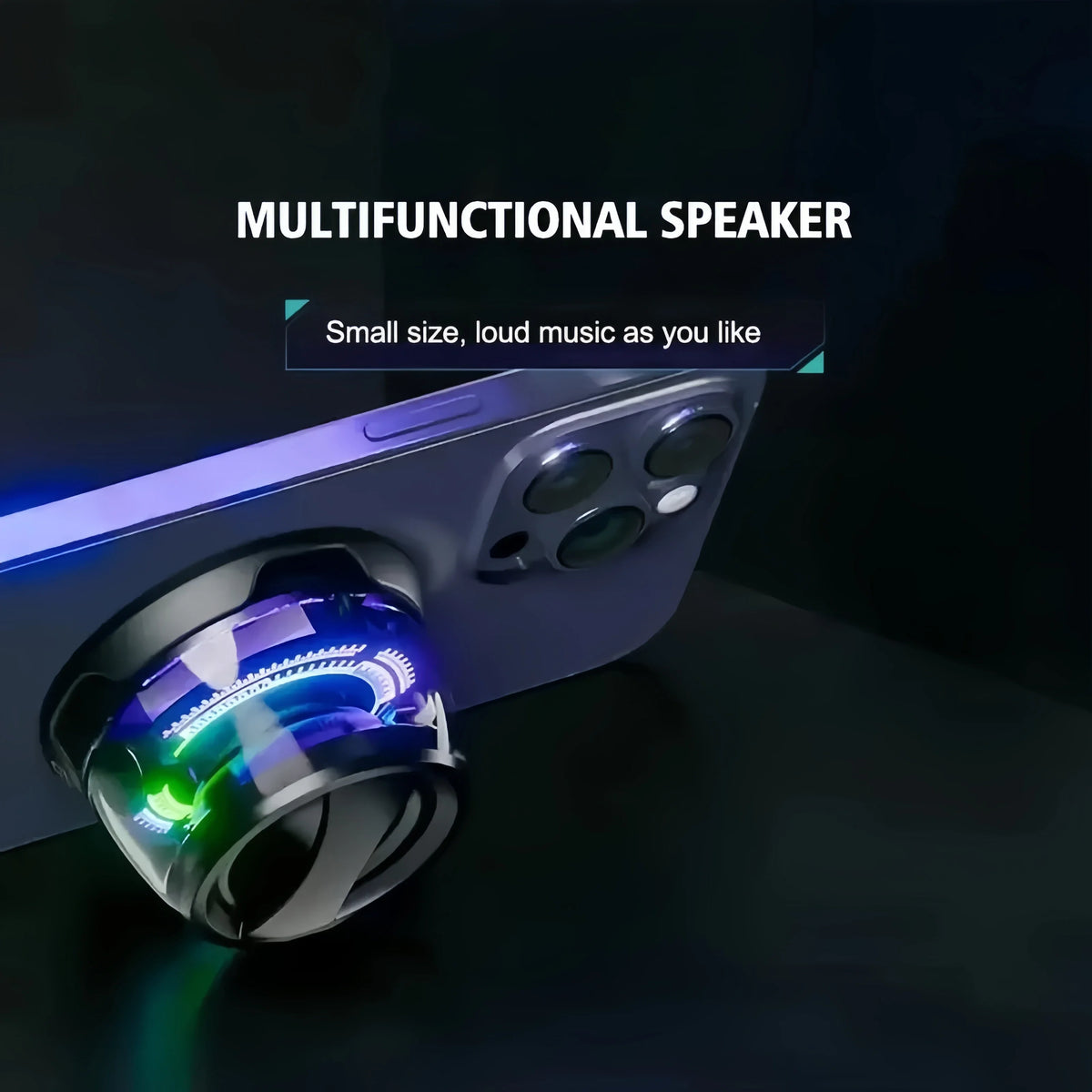 Bluetooth 5.3 Speaker Mini Speaker Portable Magnetic Speaker