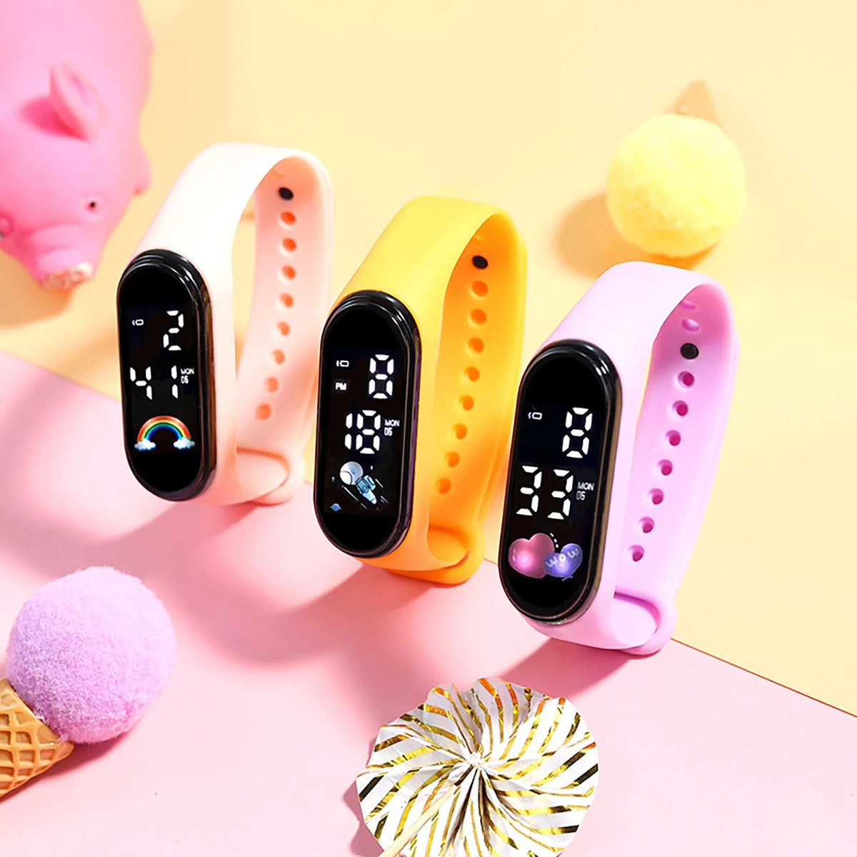 Children'S Smart Sports Watch Outdoor Electronic Fitness Smart