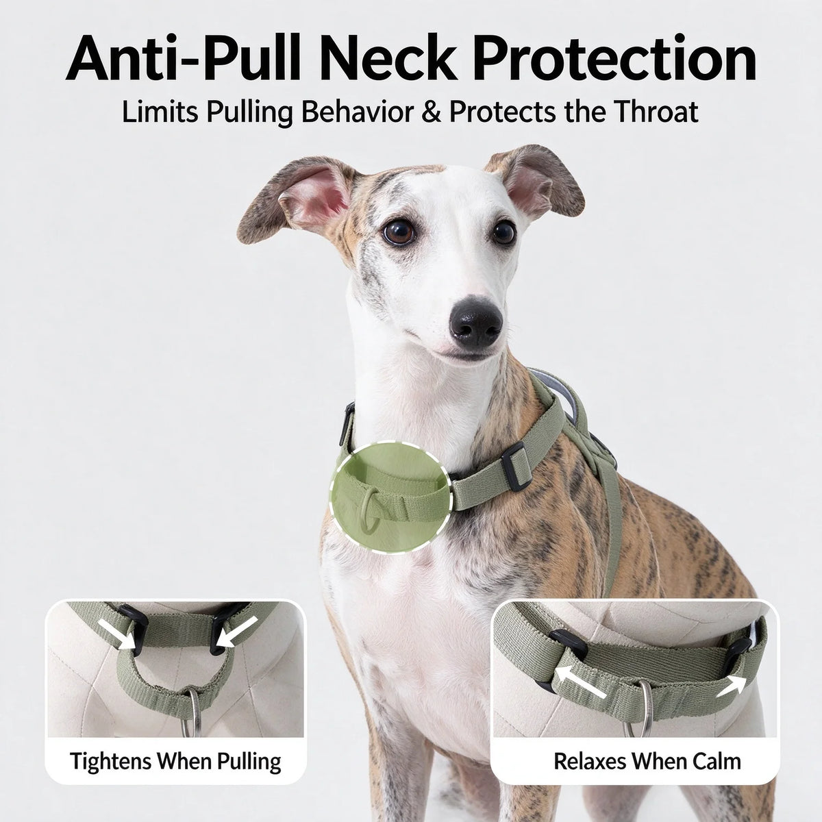 Dog Harness No Pull Easy On Escape Proof Adjustable Reflective