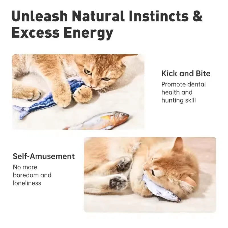 Interactive Cat Toys For Indoor Smart Automatic Cat Toys Fun Electric