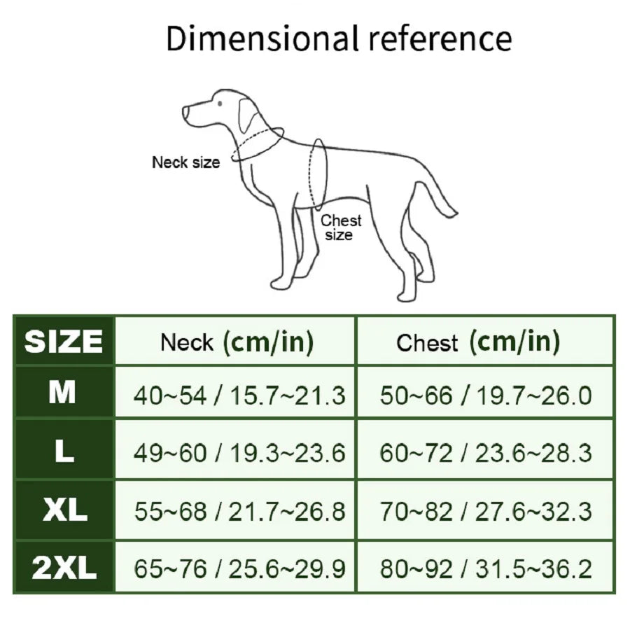 Outdoor Dog Harness and Leash Set for Medium and Large Dogs, Suitable